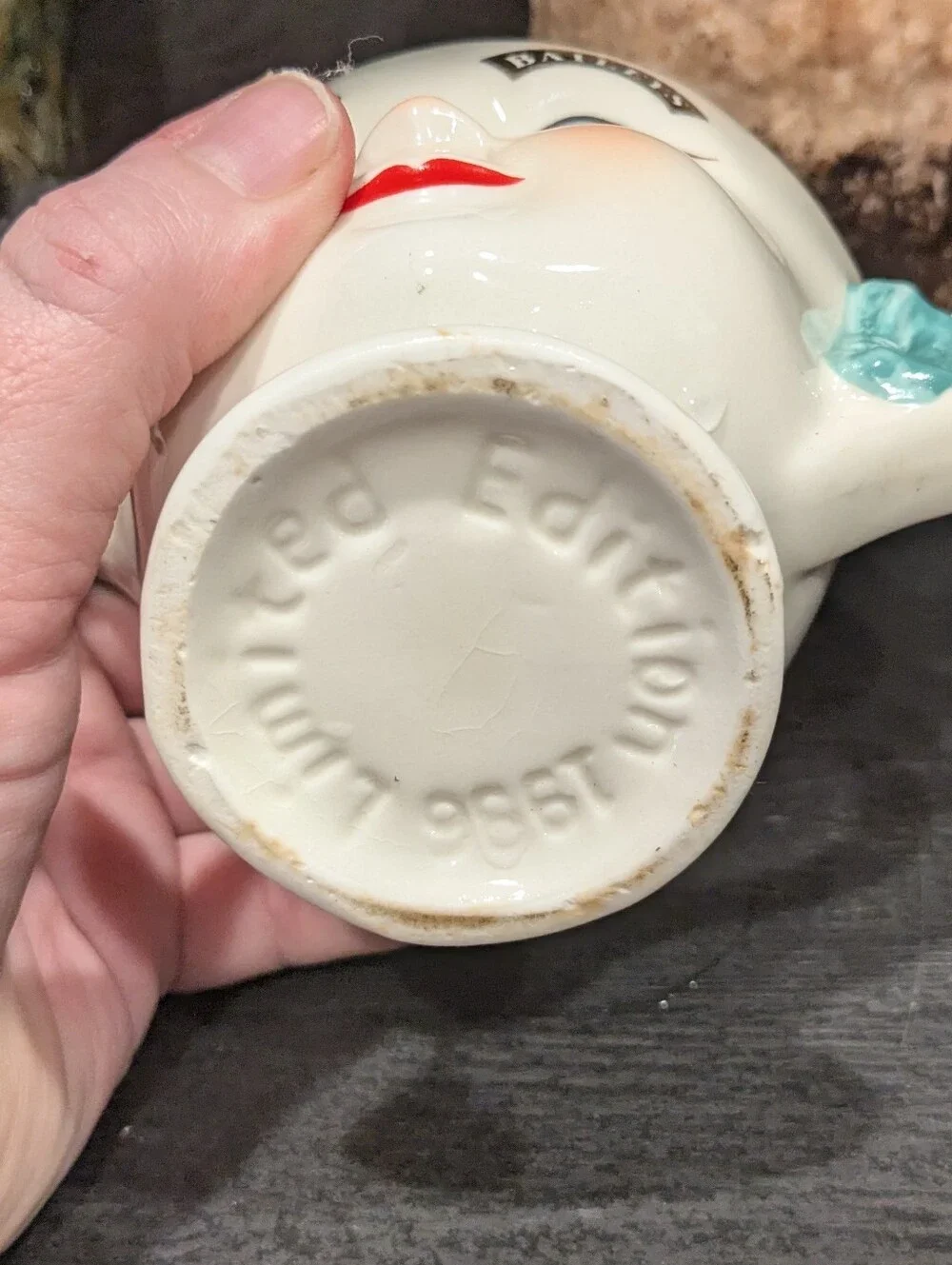 Baileys Irish Cream 1996 Limited Edition Wink Face Sugar Bowl & Creamer Set